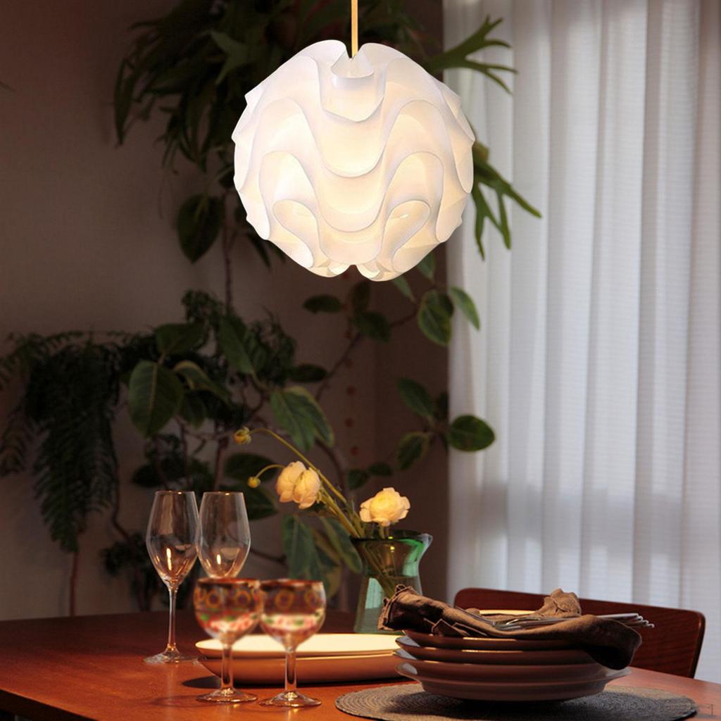 Hanging Light Shade Shape Easy Installation Atmosphere Enhancing Lampcover Cage for Chandelier
