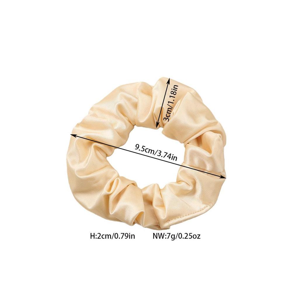 2026 High-End Summer Silk Hair Tie for Women – Elegant Simulated Silk Hair Rope