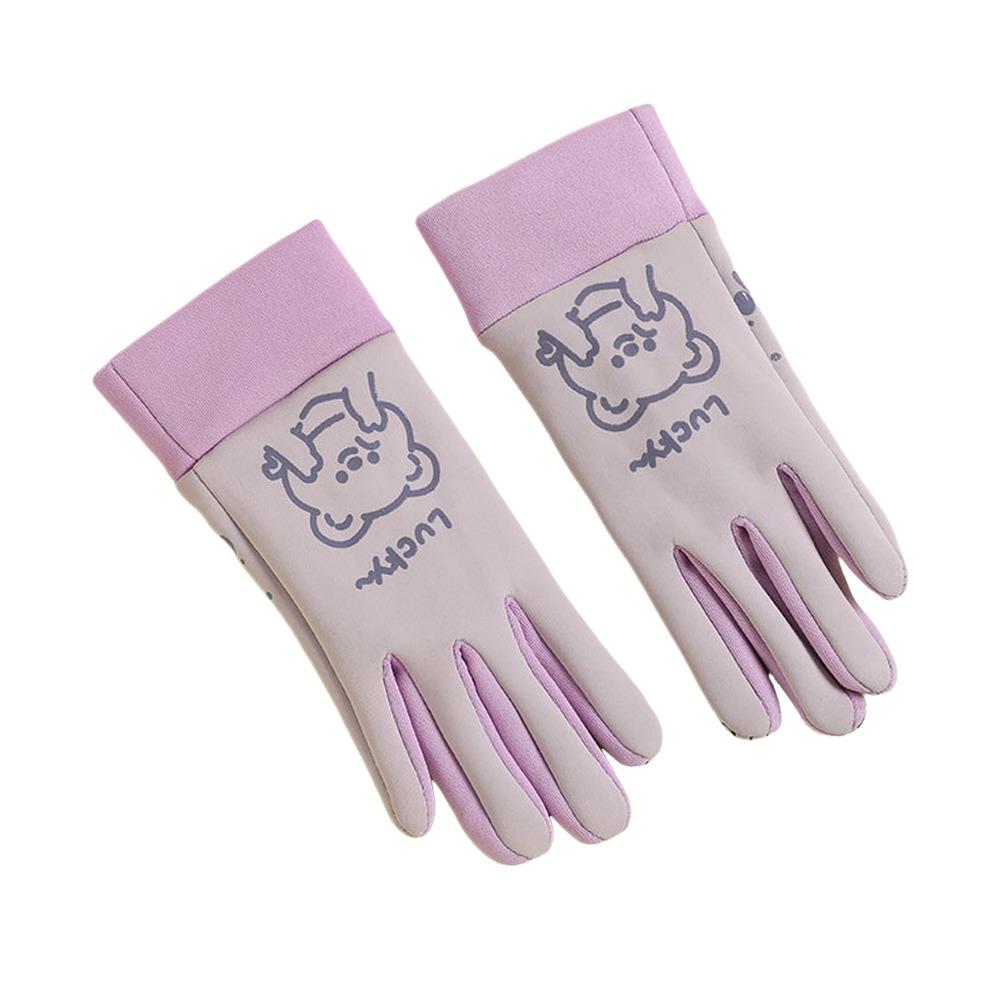 Fleece Lined Winter Children's Gloves Cartoon Outdoor Sports Gloves  for Kids Christmas Gift