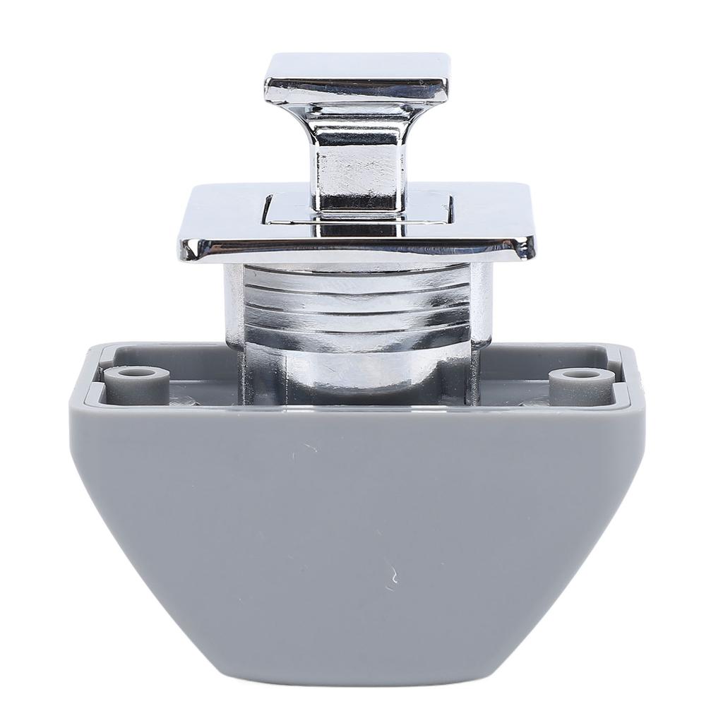 RV Push Cabinet Lock Metal Push Button Keyless Cupboard Drawer Compartment Lock Catch for Yacht Boat Campervan