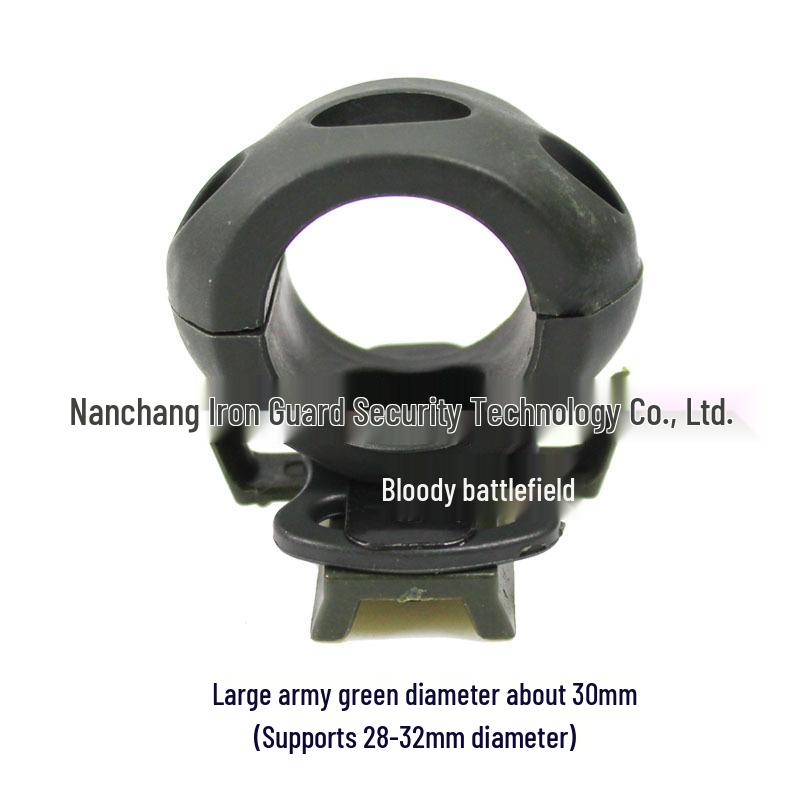 MICHIBHFAST Helmet Flashlight Clip: Quick-Release Cycling Rail Mount for Outdoor Use