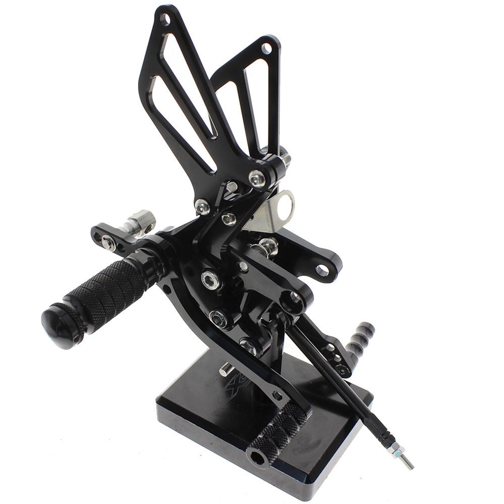 Aluminum Foot Peg Pedal Rearset Footrest Rear Set For Suzuki SV650 SV1000 SV650/S SV1000S SV 650 1000 S 1998-2014 GSXR1000 K1-K4