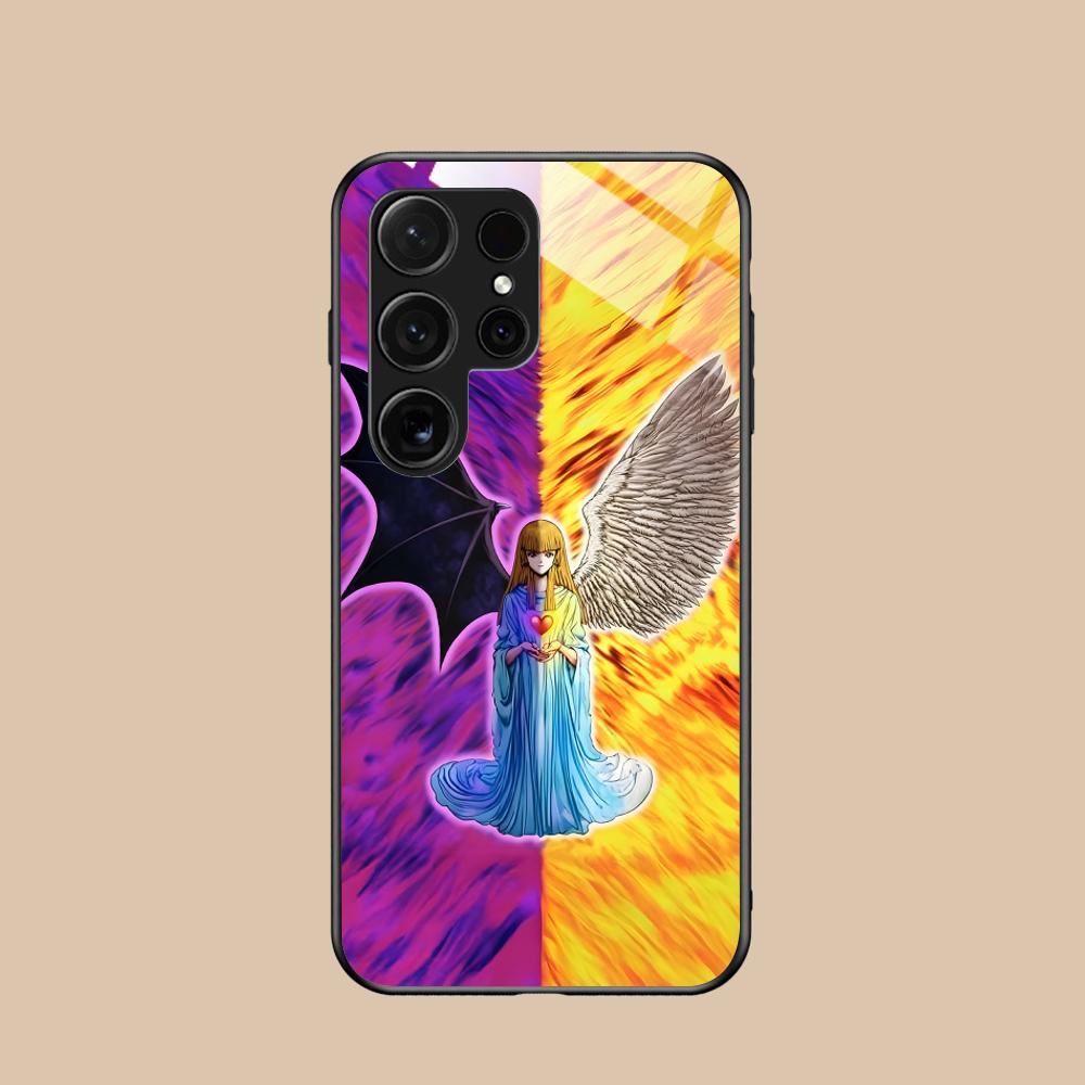 Yugioh Change of Heart Phone Case for Samsung Galaxy S26 S25 S24 S23 S22 S21 S20 Note20 Plus FE Ultra Glass Protective Cover
