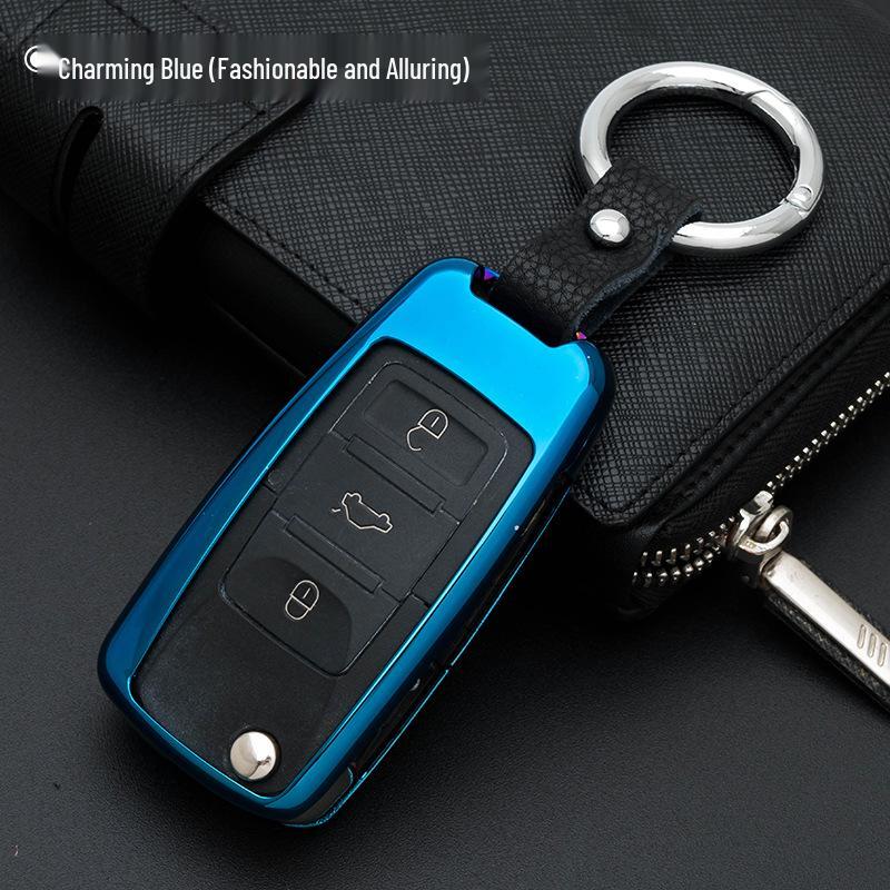Volkswagen Key Case Cover for Touareg, Golf 7, Sportsvan, Lamando, Lingdu, Touron, Tiguan L (Women's Edition)