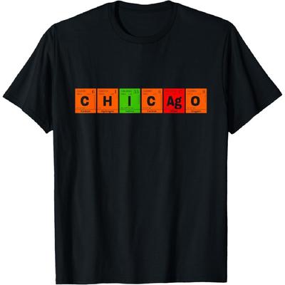 Chicago Primary Elements C H I C Ag O Science T Shirt T-Shirt
