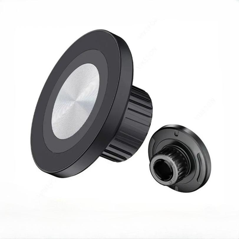 1PCS CD Pattern Magnetic Phone Holder accessory for MagSafe iPhone 16-12 Samsung Xiaomi for 17mm Ball Head Air Outlet Hook Stand