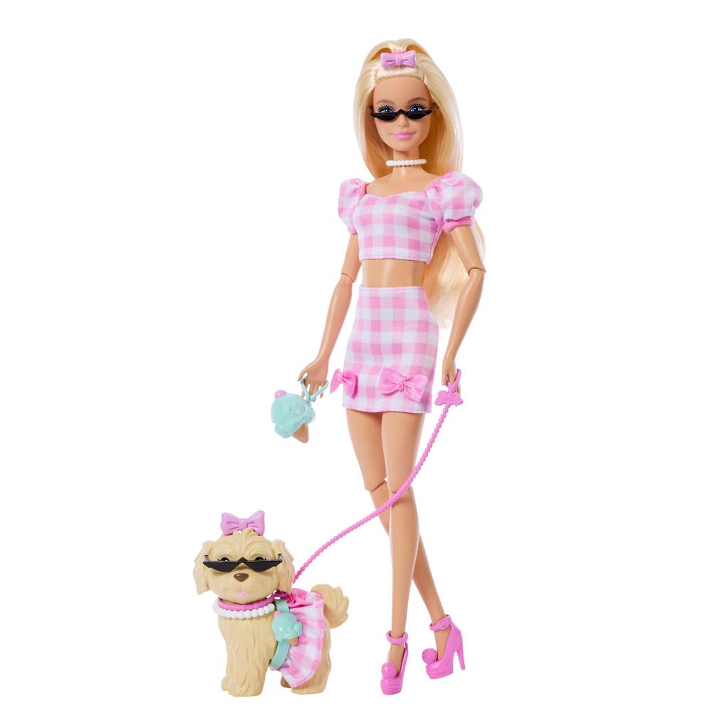 Barbie Puppe Hund Passende Koordination Puppe Rollenspiel Barbie Alter 3 und JFP36 & Set, Verkleiden & Haus, Spielen, Puppe, Hoch, Rosa,