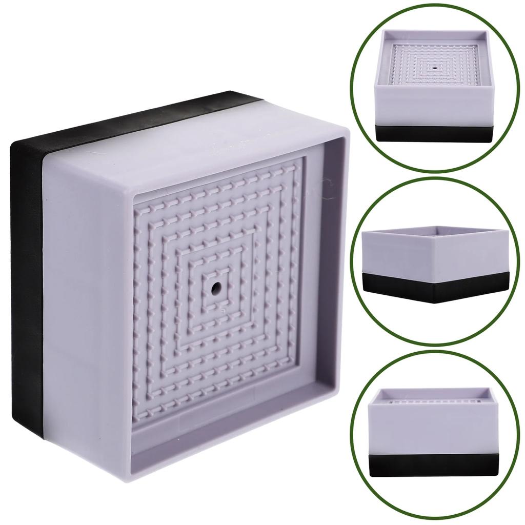 4 stk Sett Matte Kraftige Sengeklosser Myk Gummi Høydeheving For Stol