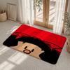 Cartoon M-Mafalda Floor Mat Flannel Rug Non Slip Absorbent Soft Washable For Entryway Hallway Bathroom Kitchen Decor