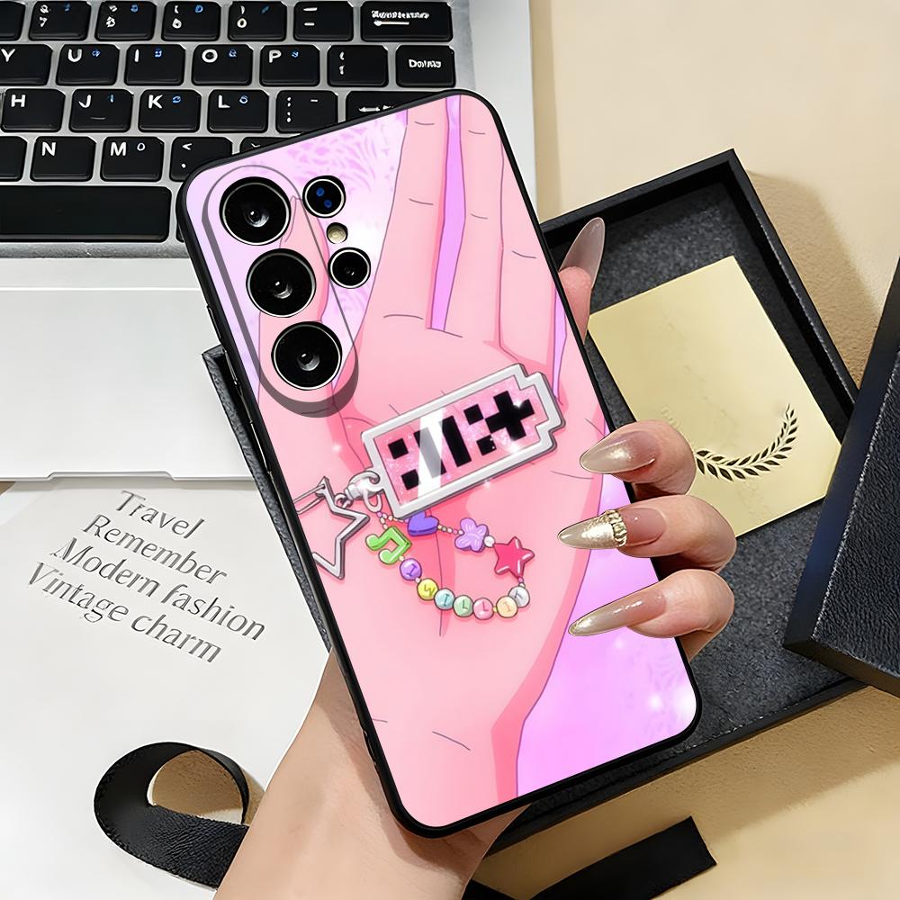 KPOP I-ILLIT Phone Case For Samsung S26 S25 S24 FE S23 S22 S21 Plus S20 Ultra Note20Ultra Black Soft Shell