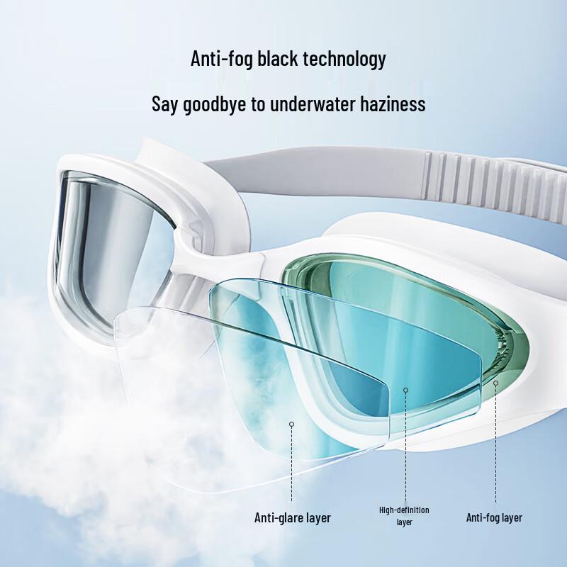 JD Retail High-Definition Anti-Fog Swimming Goggles