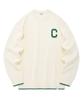 C Logo Crewneck Knit Ivory