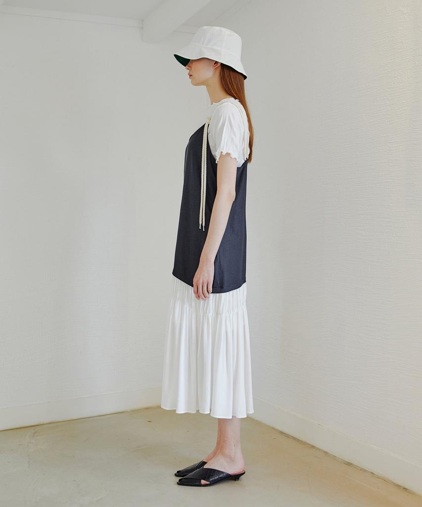 Etmont Rope Strap Dress Navy