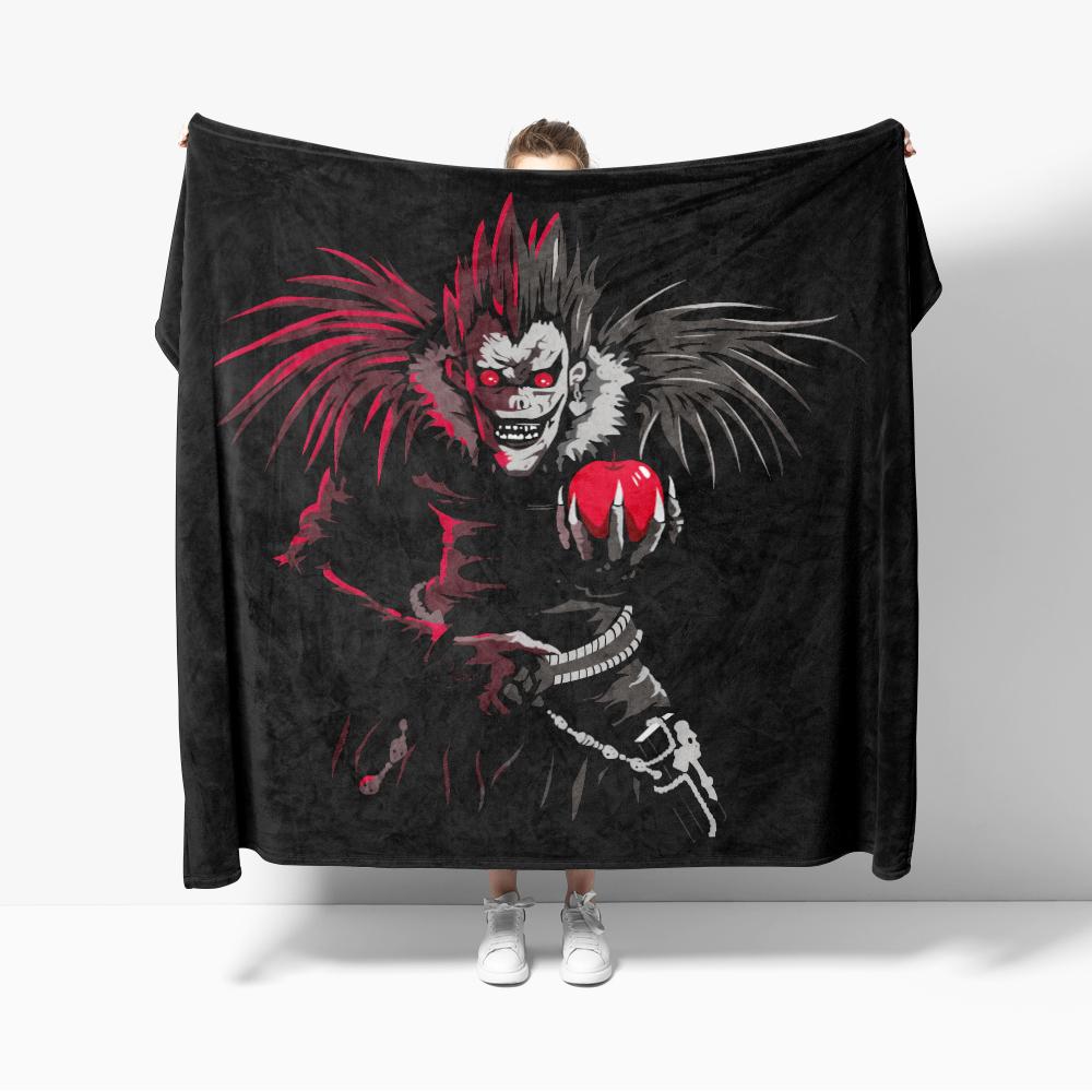 

DEATH NOTEs Flannel Blanket for Sofa Decoration Film Blanket Anime Throw Blankets For Bed for Dormitory bedroom 30x40in