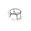 Elevated Bowl Stand Stable Raised Pet Holder Space-Saving for Kitchen, Cats
