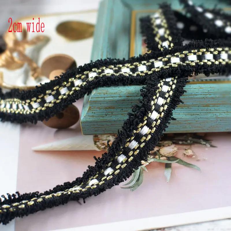 

5 ярдов, разнообразные изысканные кружевные бежевые цвета с бахромой, одежда, пальто, манжеты по бокам, юбка, брюки, кружевные аксессуары 5 Yards