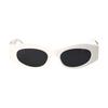 Versace Temple details injection molded oval sunglasses unisex couple style white 17572468 0VE4480U 314 87-White 51