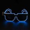 Neon Party Nightclubs Mosaic LED Glasses Flashing Glasses  for Adult Kids