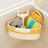 Triangle Suction Cup Sink Corner Rack W/ Drain Hole Detachable Mesh Basket Kitchen Sink Food Waste Catcher Kitchen Tool Gadage