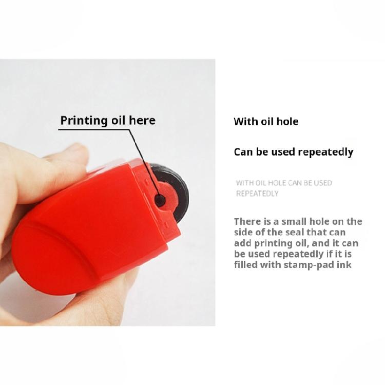 Privacy Protective Roller Stamper with Dustproof Lid Identity Theft Prevention Stamper Roller for Document Mail Address