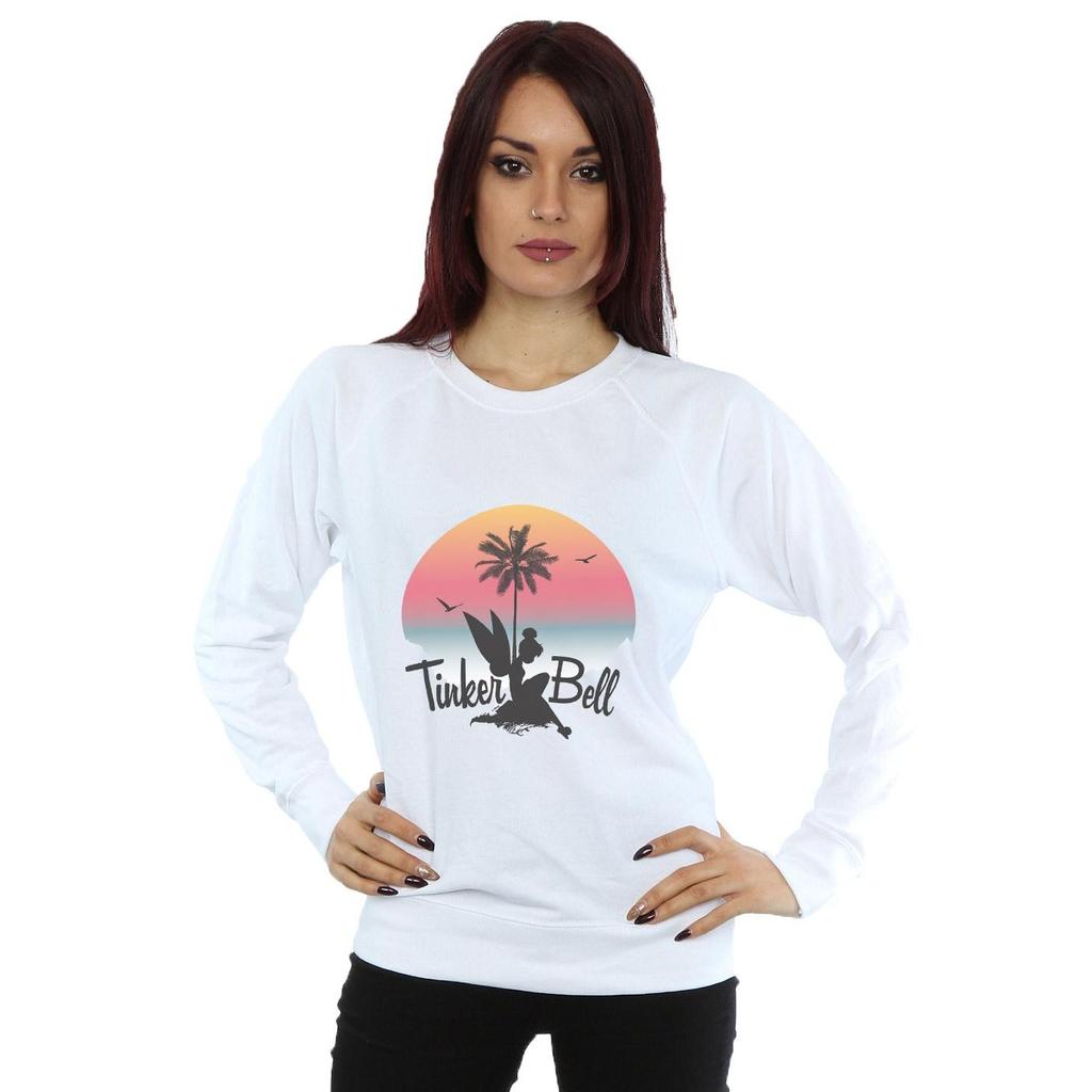 Disney Womens/Ladies Tinker Bell Sunset Sweatshirt
