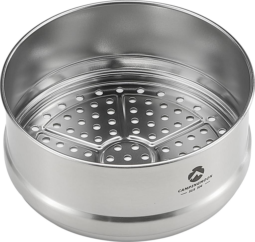 CAMPING MOON Cooler Steamer, Steamer for Steamed Food, Dim Sum, Stainless Steel 304, Single Item, S363