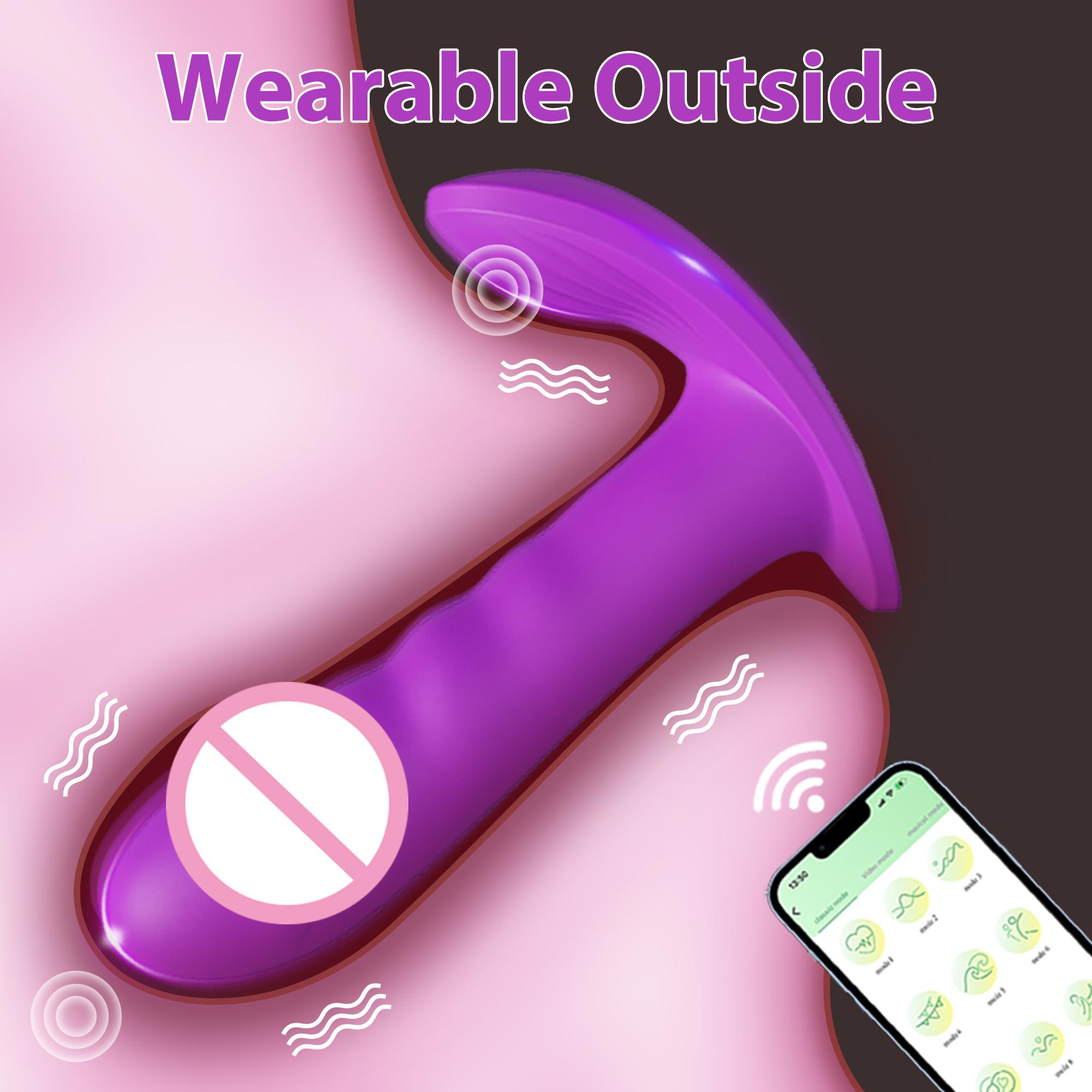 G Spot Dildo Vibrator For Women App Remote Control Wireless Bluetooth Wear Vibrating Egg Clit Female Panties Sex Toys For Adults