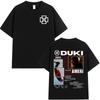 Rapper Duki ADA Tour Merch Tshirt Unisexs Unisex Clothing Cotton Cozy Oversized Tshirts Hip Hop Short Sleeve T Shirts Streetwear
