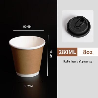 Disposable Double-Layer Kraft Paper Cups