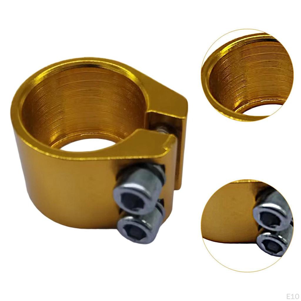 Seat Tube Clamp 1.13 inch High Performance Easy to Install Component Cycling Tightener Clip Road