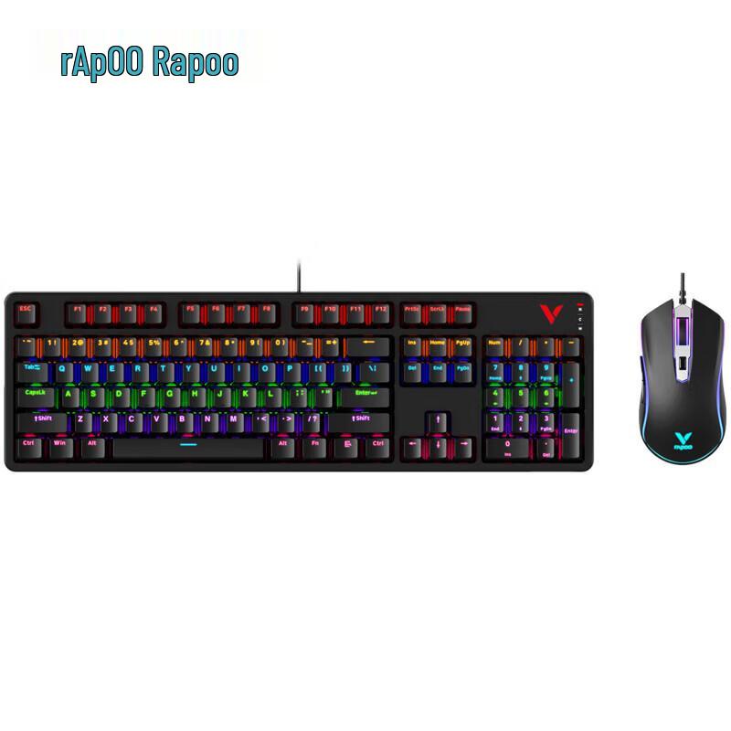 

Rapoo V185S Wired Backlit Mechanical Keyboard and Mouse Combo