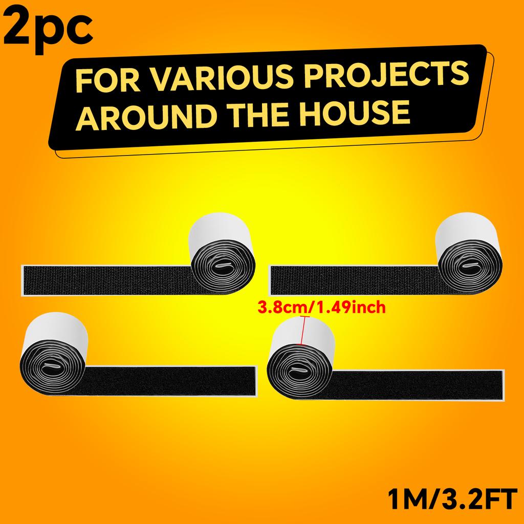 Strong self-adhesive fixing tape hooks and rings, nylon self-adhesive tape, strong adhesive tape, Velcro tape, sewing tape