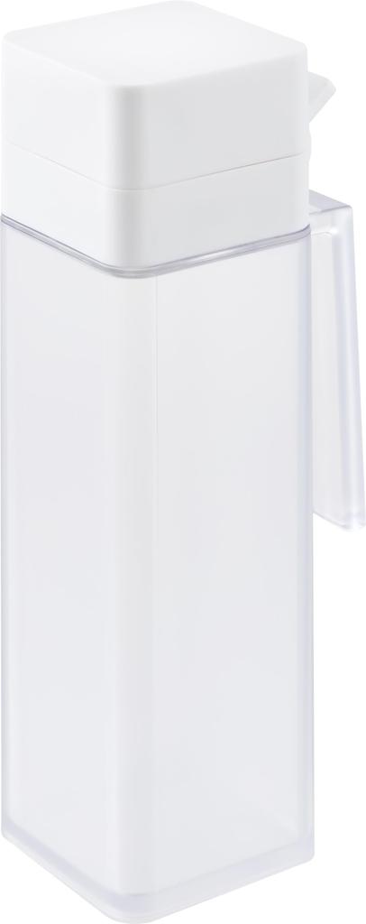 Yamazaki Tower Condiment Bottle with x D10 x Easy Disassembles for 1517 Lid, White, W6.6 H21.5cm, Refillable, Open/Close, Washing,