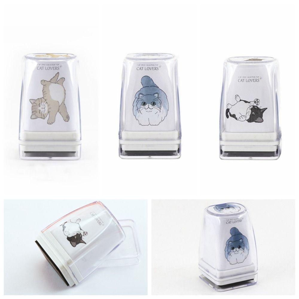 Animal Pattern Pet Cat  Stamp Junk Journal Cat Figure Seal  Scrapbooking Supplies