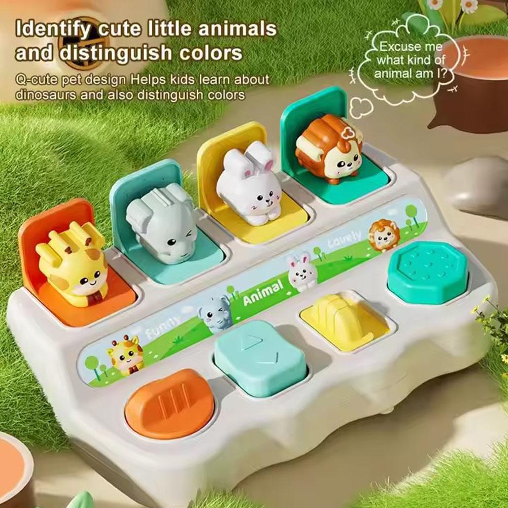 Montessori Pop Up Hide And Seek Switch Toy Learning Boxes Enhance Logical Thinking And Motor Skills Suitable For Children