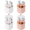 Makeup Brush Holder Organizer 360° Rotating Pen Holder Desktop Storage Cup