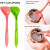 Soft Pet Food Canned Lid Cartoon 3 in 1 Cat Can  Lid Dog Food Scoop Silicone Pet Can Lid Set  Pet