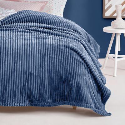 Holly Wellsoft Blanket Double - Indigo