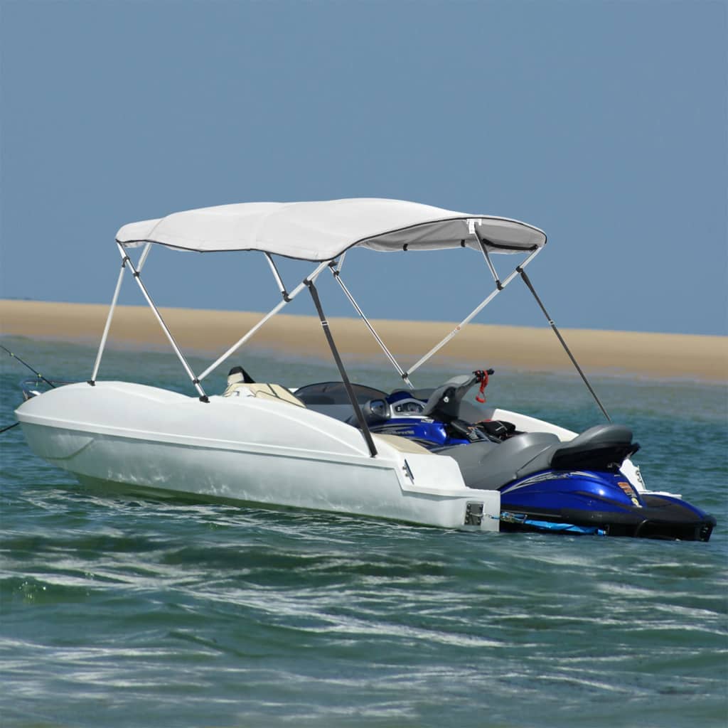 4 Bow Bimini Top with Side Panels 243 x (200 213) x 137 cm