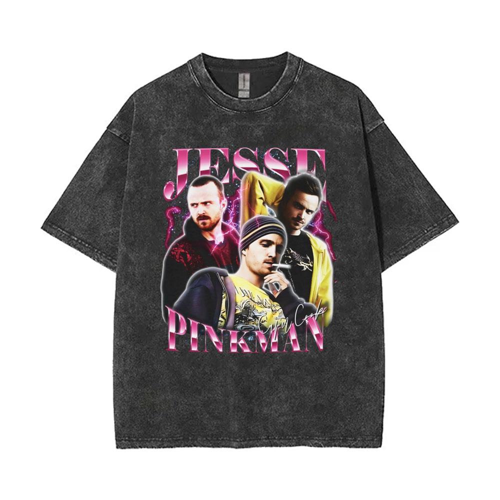 Washed Vintage Heisenberg TV Breaking Bad Stay Out of My Territory T Shirt Better Call Saul Graphic Tshirts Men Retro T Shirts