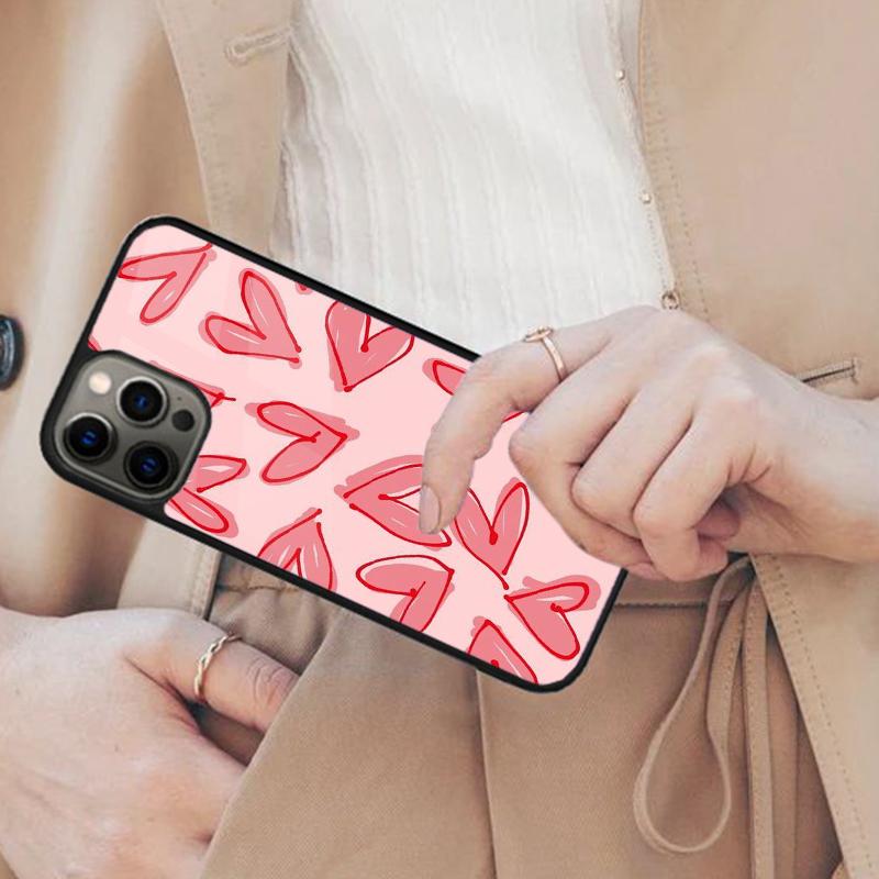 Cute Heart Magnetic Phone Case For APPLE iPhone 17 Air 16 14 13 12 Pro Max 15 Plus Wireless Charge With MagSafe Cover