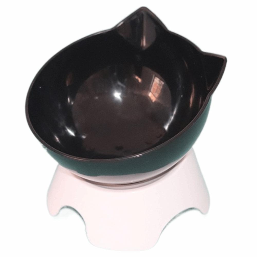 Stand Base Anti Spill  Cat Bowls Orthopedic Design Elevated Bowls Set  Puppy Feeding