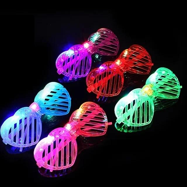 

12-48 шт. Светящиеся в темноте очки оптом Светодиодные светящиеся очки Свадебный декор Сувениры для вечеринок Светящиеся очки для вечеринок 12pcs