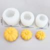 Silikonwelt 3D Kürbis Kerze Silikonform Schokoladenkuchen Backform Harz Epoxid Aromatherapie Gips Handgemachte DIY Form