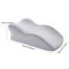 Adult Detachable Fabric Cover Anti-slip 57x36x20cm Face Down Pillow for Backrest