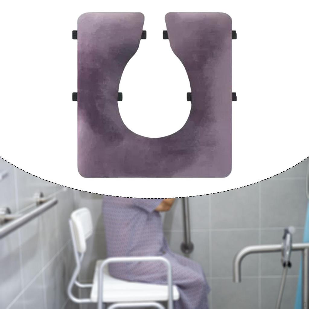 Poduszka na krzesło toaletowe przy łóżku Gruba Przenośna Zdejmowana Pokrywa Nakładka na Toaletę