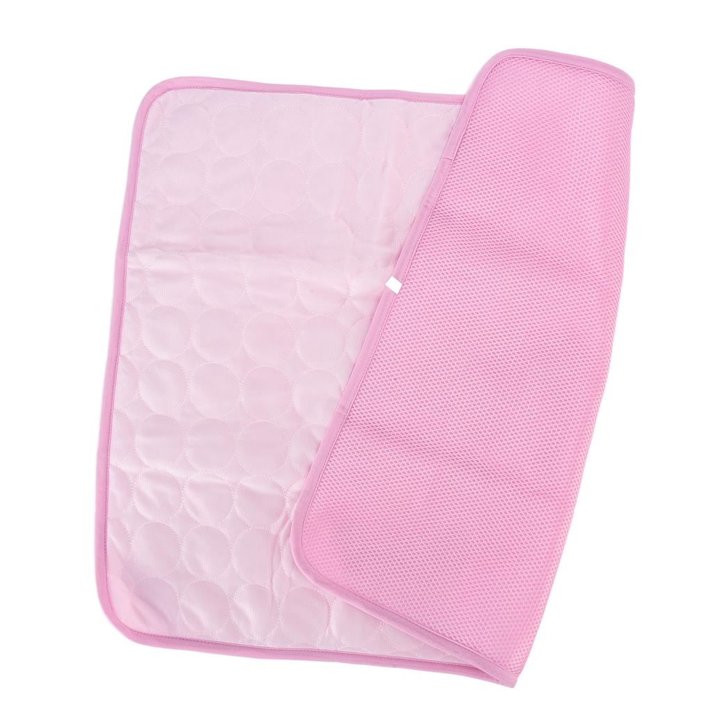 Pet Cooling Mat Breathable Ice Silk Cooling Pad for Dogs Cats Kennel Outdoor Car Seats Couches Floors