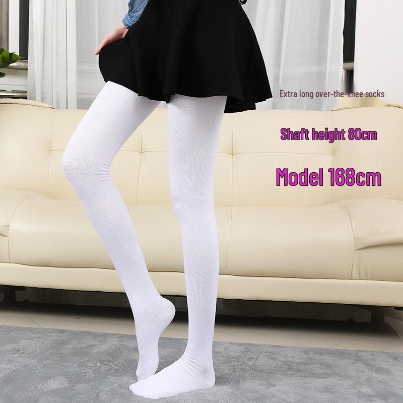 Extra Long 80cm Over-the-Knee Unisex Socks for 185cm Tall Individuals - Autumn/Winter Wear