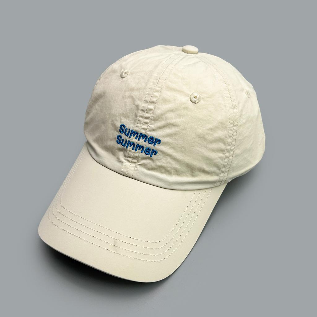 Quick-Drying Embroidery Summer Letters Simple Baseball Cap Men'S And Women'S Sunshade Versatile Cap