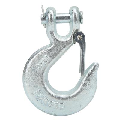 38in Winch Trailer Clevis Hooks 1in Wide Gap Opening 18000lbs Load with Safety Latch